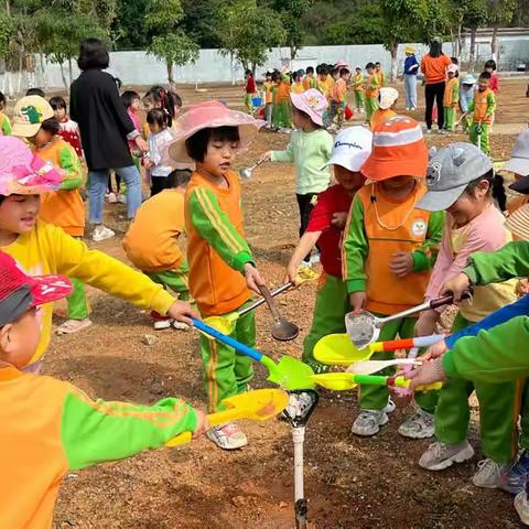 2022年长海幼儿园植树节活动——“种绿护绿”