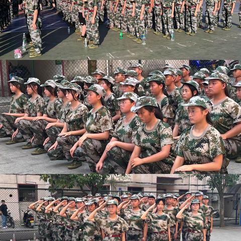 吃苦耐劳，勇敢顽强——麻阳民中高一新生十五排军训第五天