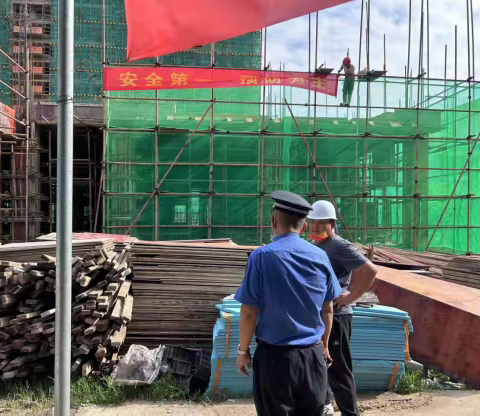 住建局开展在建项目扬尘检查和整顿治理