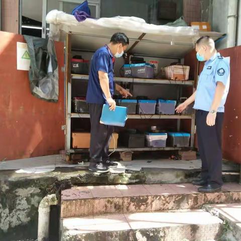 田东社区开展“节前”三小场所消防安全隐患排查