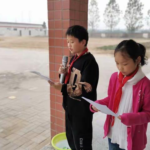 郑州航空港区双楼小学第八周升旗仪式