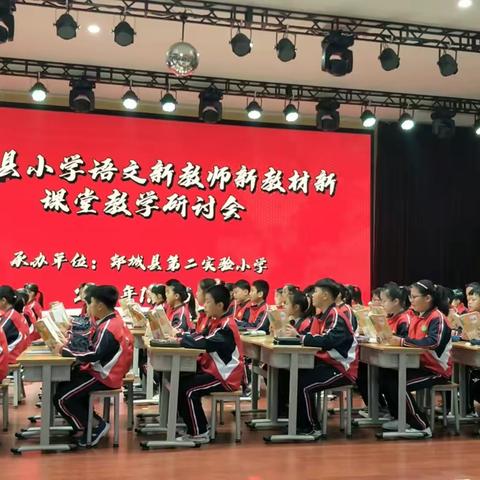 展课堂风采，促新秀成长——郯城县小学语文新教师新教材新课堂教学研讨会