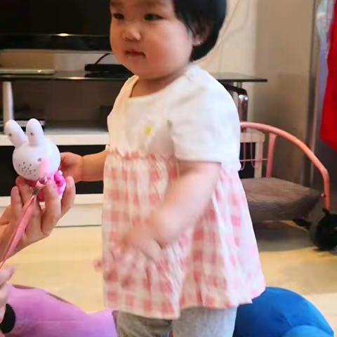 2020年6月到7月的小乐乐一岁多