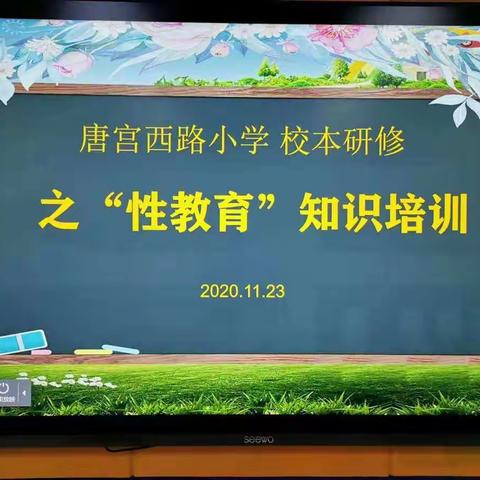 唐宫西路小学校本研修——之“性教育”知识培训