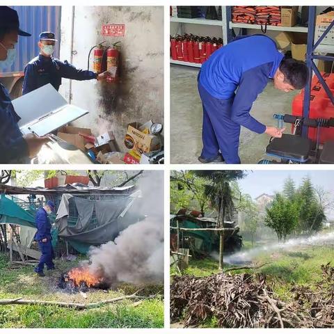 4月6日，曹宅镇专职消防队值班人员6人，休息3人，主要开展了企业防火检查复查，技能训练，两房一店