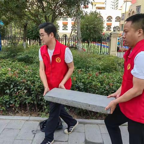 建民新城党委开展中秋节环境卫生整治志愿活动