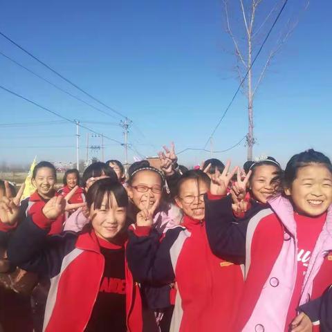 冬季长跑比赛西平乐联校 五二班