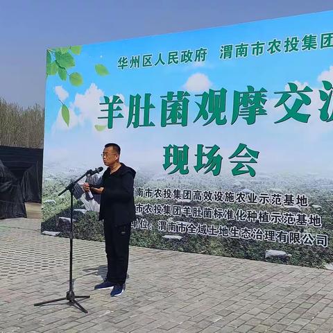 政企强强联合 助力华州羊肚菌特色产业发展