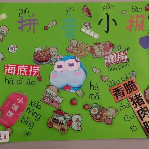 小拼音 大世界 ——有趣的拼音小报