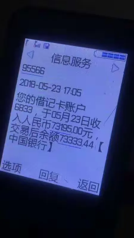 这是燕赵提供的虚假转账记录