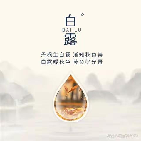 小五班❤二十四节气——白露