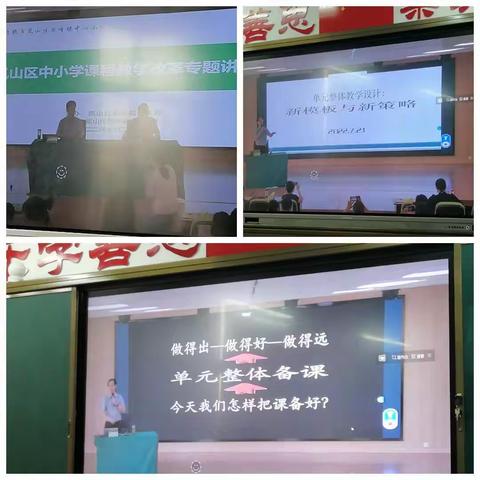 单元整体教学设计培训感悟