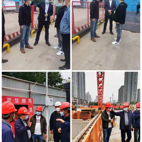 雁塔区住建局沉兵一线，“五一”节日期间开展疫情防控、安全生产、扬尘治理大检查。