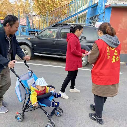 光明桥街道地质局社区开展垃圾分类宣传活动