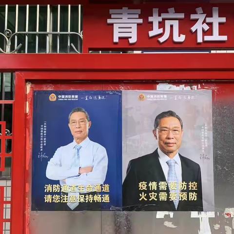 钟南山院士担任中国消防宣传公益使者，海丰县赤坑镇“119”宣传月海报宣传活动
