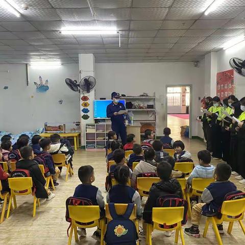 我为群众办实事 赤坑镇消防所联合赤坑镇消防队开展幼儿园消防安全知识宣传培训