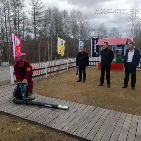 莫尔道嘎森林工业有限公司第五督导组对安格林林场进行督导检查工作
