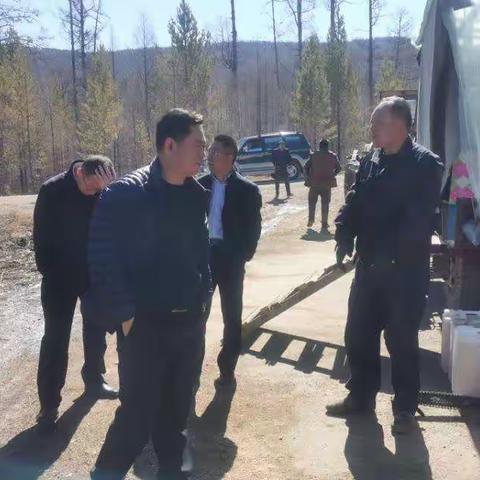第三督导组对包片督导责任区单位安格林林场进行防灭火专项督查工作
