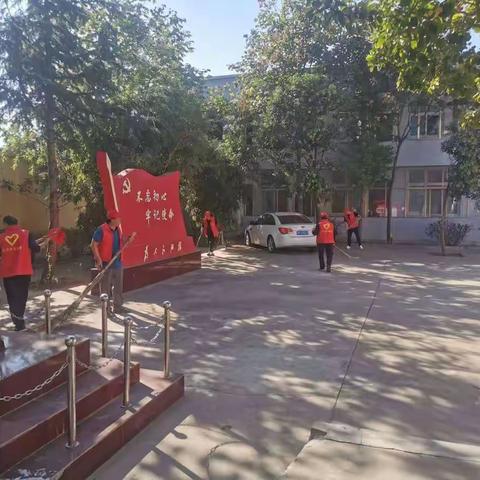 后河村“喜迎二十大、洁净迎国庆、共创文明城”洁城行动