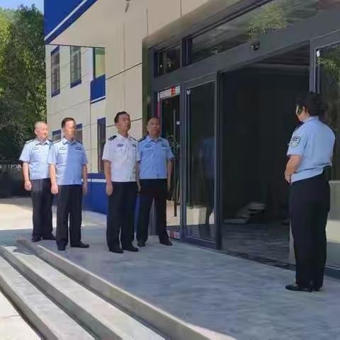 市公安局张怀顺副局长深入渭滨分局执法办案基地项目建设工地调研指导工作