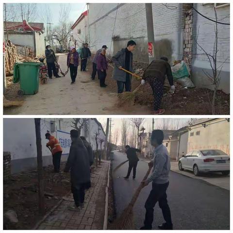 助力全县人居环境整治 杨庄村干部群众在行动
