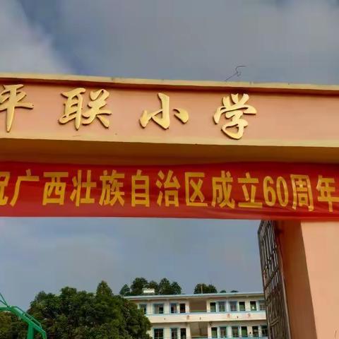 北海市银海区福成镇平联小学“庆广西成立60周年”安全教育！