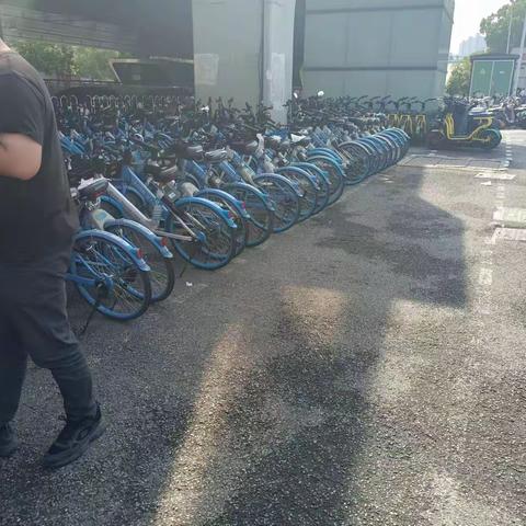 洪山区加强三方共治  合力强化非机动车停放秩序集中整治