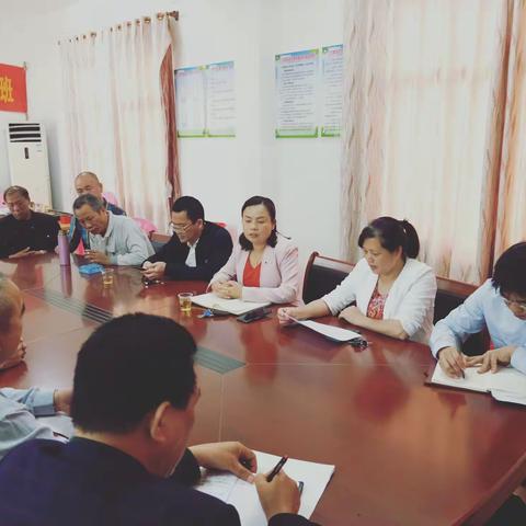 兰洋镇党委符启芬书记等领导深入加老村委会督查两委换届选举准备工作