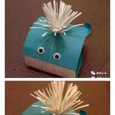 亲子手工——喷水的小鲸鱼