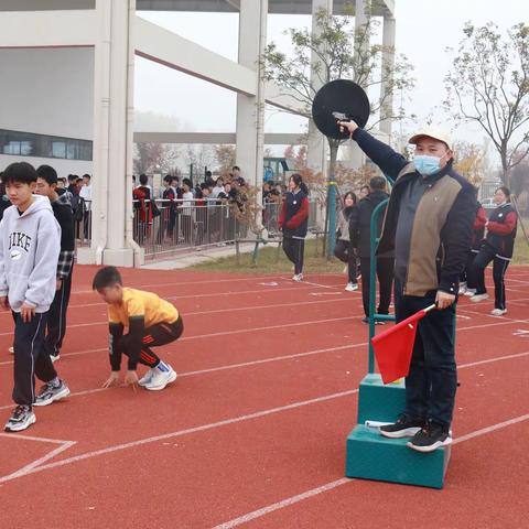 徐庄中学2022年秋季田径运动会进行时