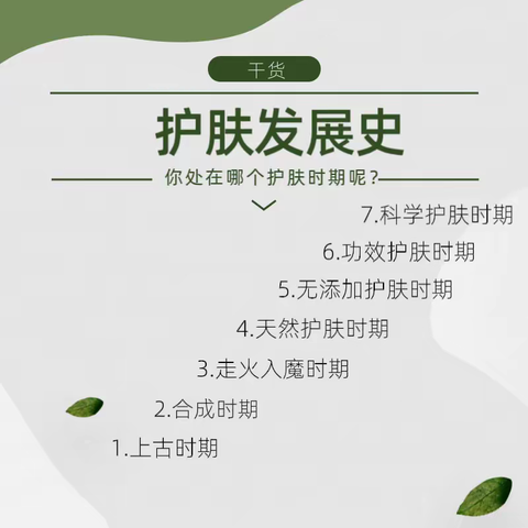 护肤发展简史