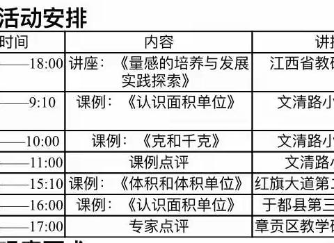 聚焦量感培养，提升核心素养——记铁山垅中心小学数学“量感”主题培训研讨会线上观摩