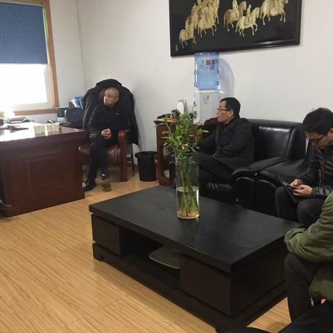 区统计局局长走访长乐西路街道辖区规上服务业