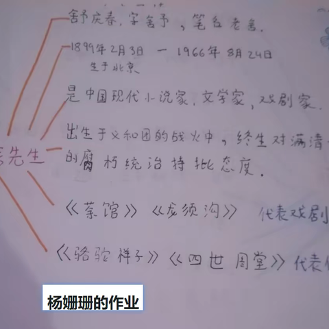 周日 初一年级作业欣赏