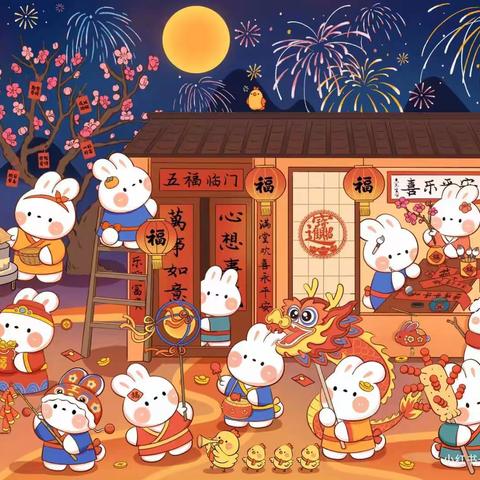 萌兔迎新年 欢聚在云端——红旗小学一年级（2）班才艺会