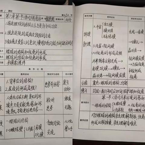 双辽市卧虎镇中学教案设计
