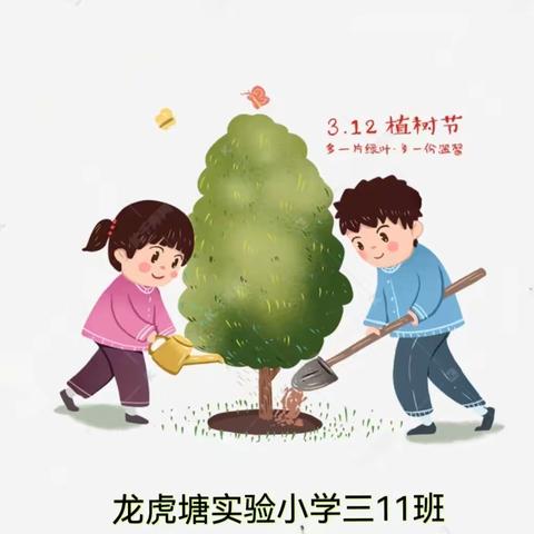 【植一份希望    护一片蓝天】——龙虎塘实验小学三11班