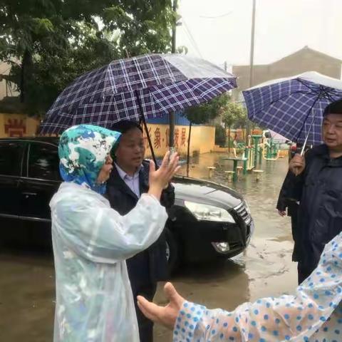 产业集聚区防汛救灾，风雨中彰显责任担当