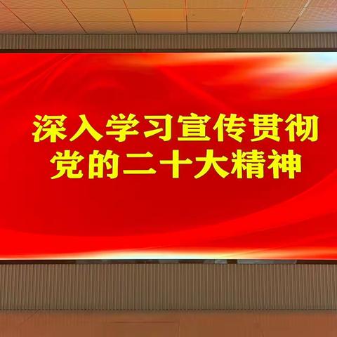 西王家沟乡广泛开展“八个一”系列活动  在全乡掀起学习贯彻党的二十大精神热潮