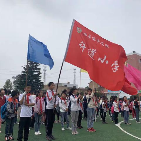 红色基因代代传，争做时代好队员——林皋中心校许道小学开展“党旗飘，校园红”系列主题教育活动