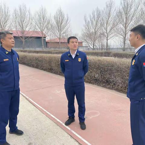 哈尔滨市消防救援支队何建东副支队长深入宾县大队开展督导检查工作