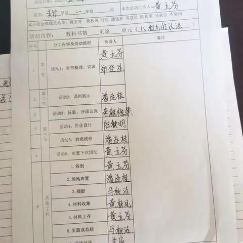 共研  共进  共成长——石塘镇灵竹学区一年级数学组集体备课活动剪影