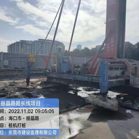 丽晶路延长线改造项目工程日报