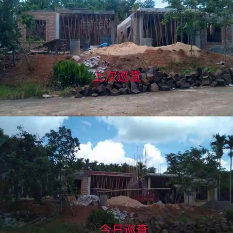 镇六大办违建巡查