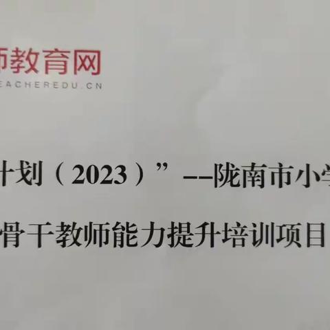 聚焦核心素养 赋能创新课堂——“国培计划2023”陇南市小学语文骨干教师能力提升培训（第二阶段） 第六天