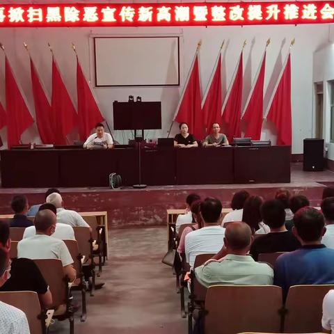 陈曹乡召开再掀扫黑除恶宣传新高潮暨整改提升推进会