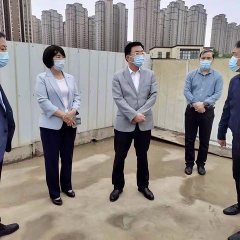 卢希望调研中心城区施工工地扬尘污染防治工作