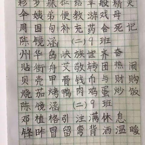 我能写好字   我能坚持写好字