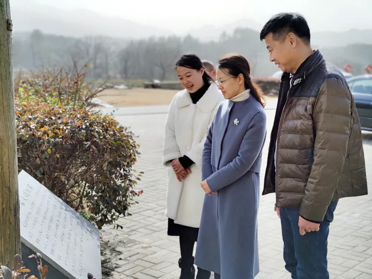 1月28日,商城县县委常委,组织部长吕菲到