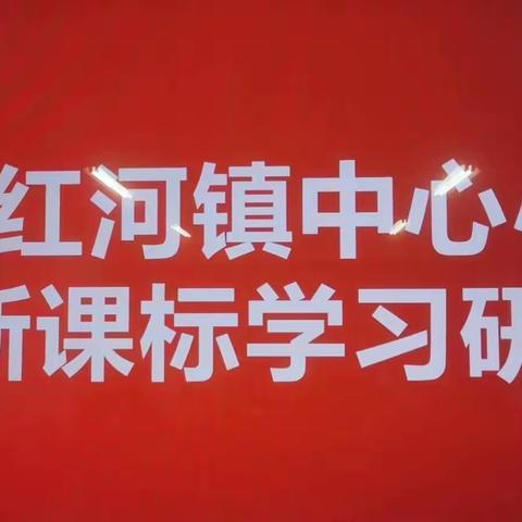 【双减进行时】研读新课标  启航新征程———红河镇中心小学文、理科教研组开展新课标学习研讨会